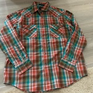 Vintage Pendleton Frontier Western Shirt Size Large